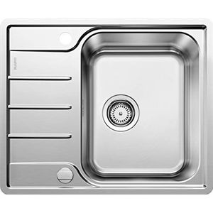 BLANCO LEMIS 45 S-IF Mini - roestvrijstalen spoelbak voor de keuken voor 45 cm brede onderkasten - met IF-platte rand en verkort afdruipvlak - 525114