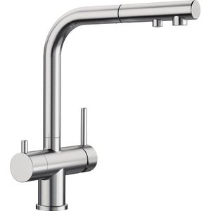 Blanco Fontas S II - Keukenkraan met uittrekbare handdouche en filter, rvs 525199