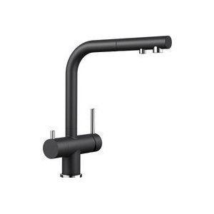 Fontas s ii - Küchenarmatur mit ausziehbarem Auslauf und Filterfunktion, Anthrazit 525200 - Blanco
