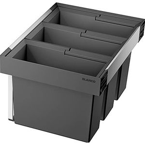 Flexon ii - Einbaumülleimer, geteilt, Eimervolumen 45 l 526642 - Blanco