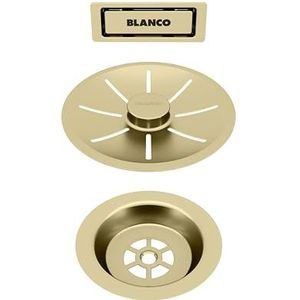 Afvoergarnituur - Satijn Goud - Roestvrij Staal - Voor Enkelvoudige Spoelbak