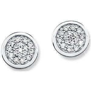 s.Oliver - Ohrstecker 925er Silber Ohrringe 1 ct Weiss Damen (49.99 € / 1 ct)