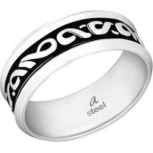 Cupid Ring Roestvrij Staal Unisex Dames Heren Ringen, Zilver, Wordt Geleverd In Sieraden Geschenkverpakking, 9240937