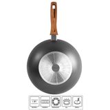 STONELINE® Back to Nature Wok 30 cm, Made in Germany