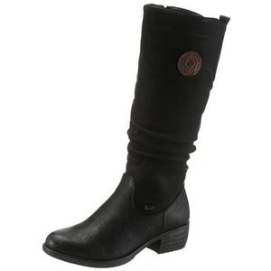 Rieker DAMES Laarzen 93157, Vrouwen Winterlaarzen,waterafstotend,riekerTEX,winter laarzen,laarzen met lange schacht,warm,Zwart (schwarz / 00),36 EU / 3.5 UK