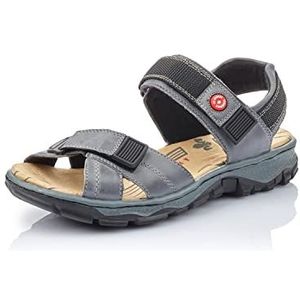 Rieker - 68851 - Damessandalen - Blauw - Smal