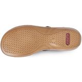 Rieker - 60885 - Damesslippers - Zwart - Synthetisch - Plat