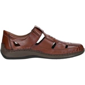 Rieker - 05284 - Sandalen - Cognac - Leer - Wijdte H