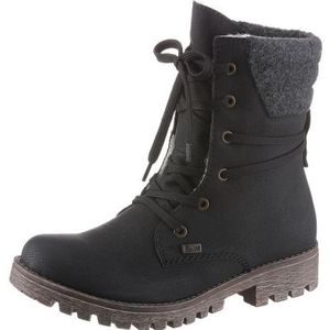 Rieker dames 78531 enkellaarsjes, Schwarz Schwarz Anthrazit 00, 41 EU