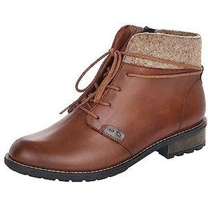 Remonte Dames R3332 Combat Boots, Braun Chestnut Kastanje Wood 24, 38 EU