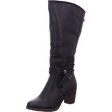 Rieker - Hoge Laarzen - Zwart - Imitatieleer - Met Rits