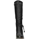 Rieker - Hoge Laarzen - Zwart - Imitatieleer - Met Rits