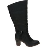 Rieker - Hoge Laarzen - Zwart - Imitatieleer - Met Rits