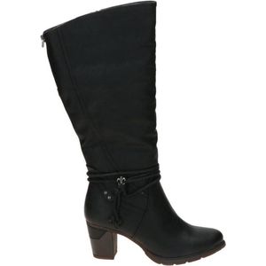 Rieker - Hoge Laarzen - Zwart - Imitatieleer - Met Rits