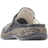 Rieker - 46393 - Damesklompen - Zwart - Synthetisch