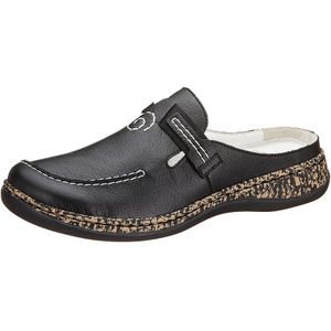 Rieker - 46393 - Damesklompen - Zwart - Synthetisch