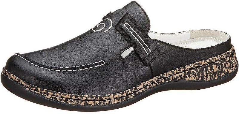 Rieker - 46393 - Damesklompen - Zwart - Synthetisch