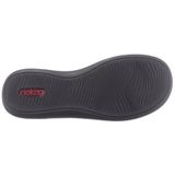 Rieker - 46367 - Gesloten Ballerina's - Wit Grijs - Hoogwaardige Materialen