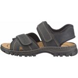 Rieker - 25051 - Sandalen - Zwart - Synthetisch - Klittenbandsluiting