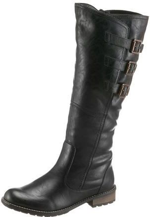Remonte R3370 Hoge laarzen voor dames, zwart asfalt 01, 40 EU