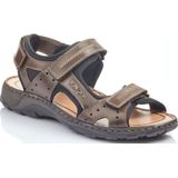 Rieker -Heren - bruin donker - sandalen - maat 42