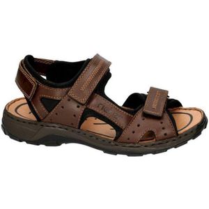 Rieker -Heren - bruin donker - sandalen - maat 45