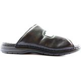 Rieker - Slippers - Zwart - Synthetisch - Klittenbandsluitingen