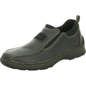 Rieker HEREN Sneakers 05363, Mannen Lage Sneaker,lage schoen,straatschoenen,vrije tijd,sportief,Zwart (schwarz / 00),45 EU / 10.5 UK