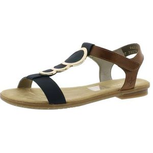 Rieker dames 64278 sandalen, Pazifik Amaretto 16, 39 EU