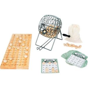 Bingo - Spel - Hout/Metaal - Complete Set Nummers 1-75
