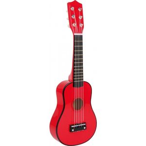 Small Foot Speelgoedgitaar - Speelgoedinstrument - Rood