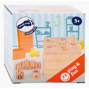 Small Foot - 6558 - Dobbelspel - Bruin - Hout