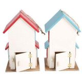 Small Foot Houten Vogelhuisje Villa 15 X 13 X 25 Cm 2 Stuks