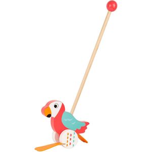 Small Foot - Papegaai Lori - Duwspeelgoed - Meerkleurig - Hout