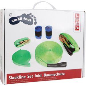 small foot Company 10476 kleuterschool Slackline set inclusief boombescherming en veiligheidslijn, tot 80 kg speelgoed