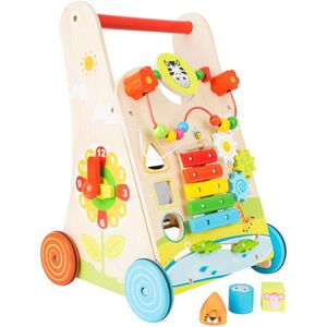 Small foot - Loopwagen - Multi kleuren - Hout