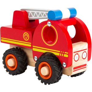 Small Foot - Brandweerwagen - Rood - Hout - FSC Geproduceerd