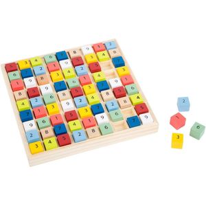 Small Foot - 11164 - Sudoku Educatief Spel - Meerkleurig - Hout