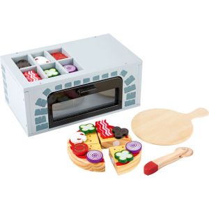 small foot - Pizzaoven - Hout - Inclusief Pizza en Pizzasnijder