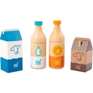 small foot - Drankenset - Hout - 4-delige Set - Rollenspeelgoed