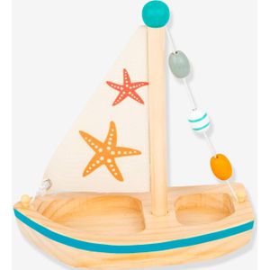 Small Foot Zeilbootje Zeester Junior 17 X 8,5 Cm Hout/textiel