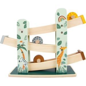 Small Foot - 11707 - Houten Safari Kogelcircuit - Trendy Kleuren - Speelgoed