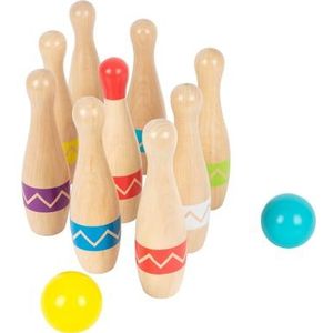 Small Foot - Houten Kegelspel - Zigzag Patroon - 11dlg.