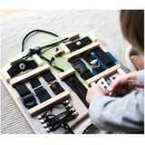 Small Foot - Houten Activiteitenbord Vergrendelingen en Verbindingen