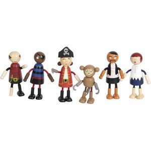Tidlo Houten Poppenhuis Poppen Brandweermannen, ... | Speelgoed