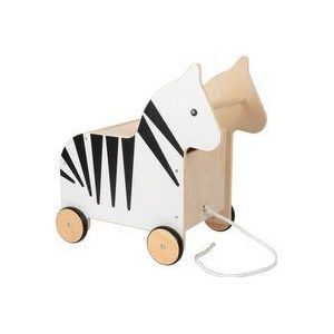 small foot® Spielzeugkiste mit Rollen Zebra „Wildlife“