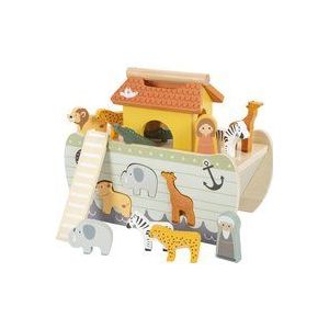 small foot Ark van Noach ""Safari"", houten speelgoed met 15 dierenfiguren, voor kinderen vanaf 12 maanden, 12456