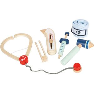 Small Foot - Dokter Speelset - Houten Medische Accessoires - Voor Kinderen Vanaf 3 Jaar