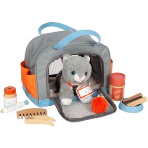 Small Foot - Pluche kat met verzorgingsset