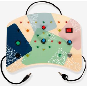 Motor Activity Board - Hout - LED-Licht en Schakelaars - Voor Jonge Ontdekkers